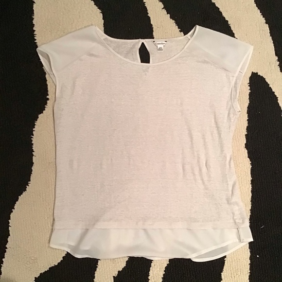 NWOT Linen knit sleeveless top Sz L - Picture 1 of 10